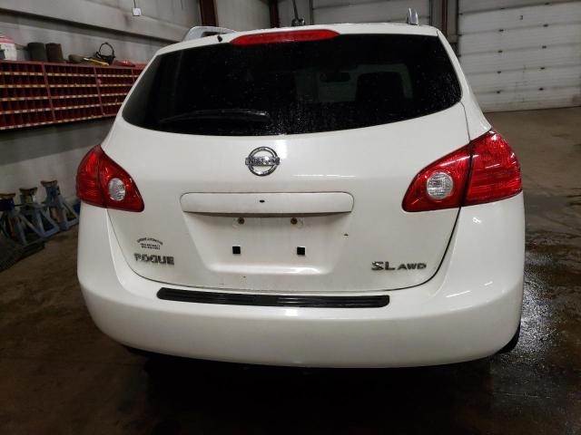 JN8AS58V89W432071 - 2009 NISSAN ROGUE S WHITE photo 6