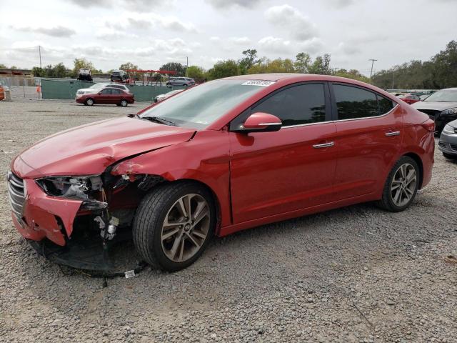 5NPD84LFXHH042739 - 2017 HYUNDAI ELANTRA SE RED photo 1