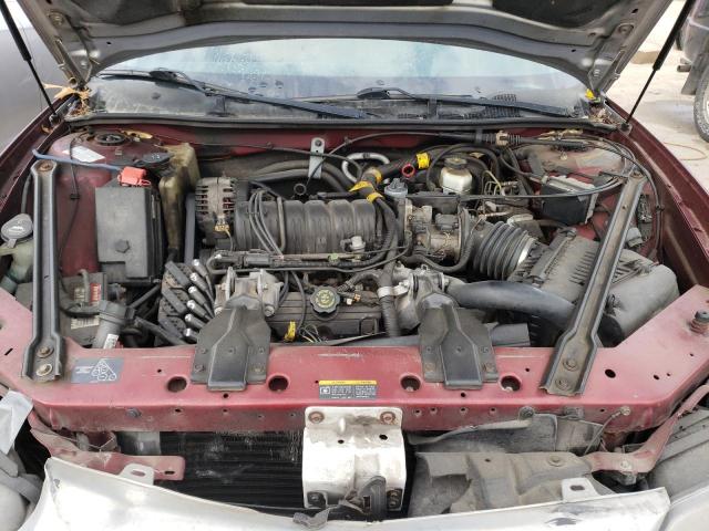 1G2WP12K52F111657 - 2002 PONTIAC GRAND PRIX GT MAROON photo 11