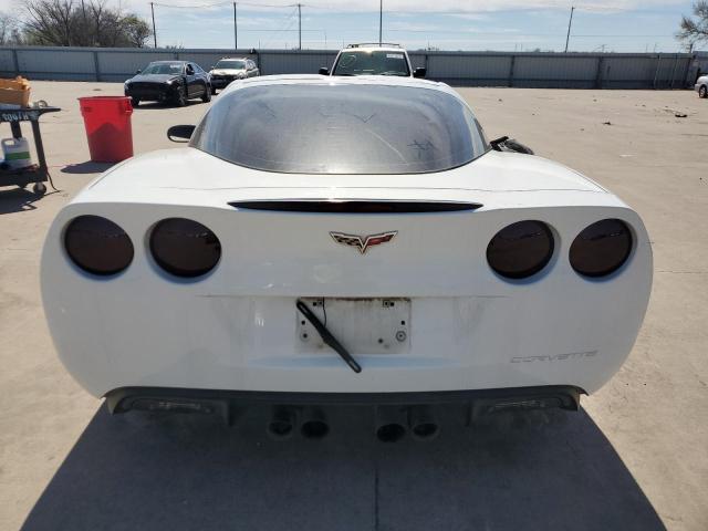 1G1YY26W485110236 - 2008 CHEVROLET CORVETTE WHITE photo 6