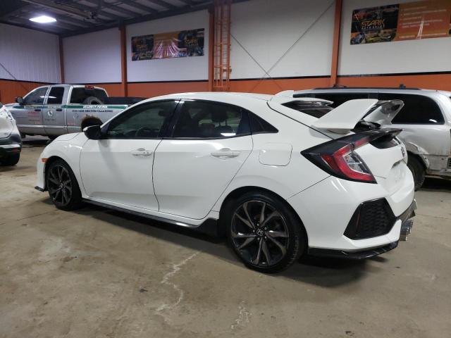 SHHFK7H99JU303666 - 2018 HONDA CIVIC SPORT TOURING WHITE photo 2