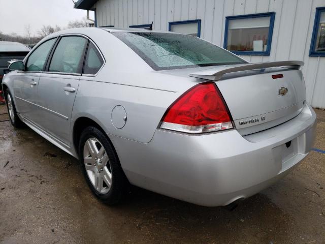 2G1WG5E3XC1156490 - 2012 CHEVROLET IMPALA LT SILVER photo 2