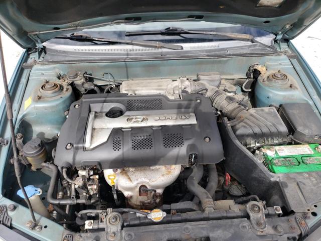 KMHDN46D06U240957 - 2006 HYUNDAI ELANTRA GLS TEAL photo 11