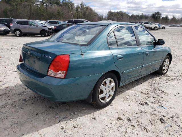 KMHDN46D06U240957 - 2006 HYUNDAI ELANTRA GLS TEAL photo 3