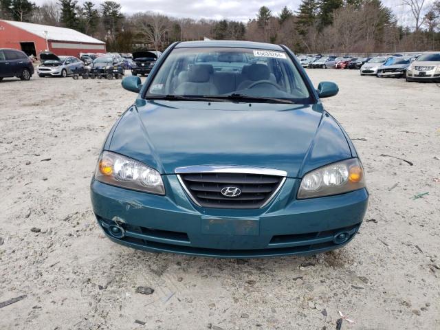 KMHDN46D06U240957 - 2006 HYUNDAI ELANTRA GLS TEAL photo 5