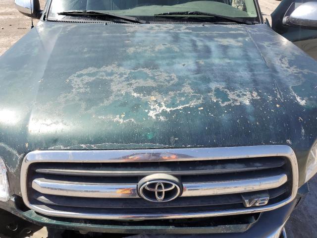 5TBRT3419YS123526 - 2000 TOYOTA TUNDRA ACCESS CAB მწვანე ფოტო 11