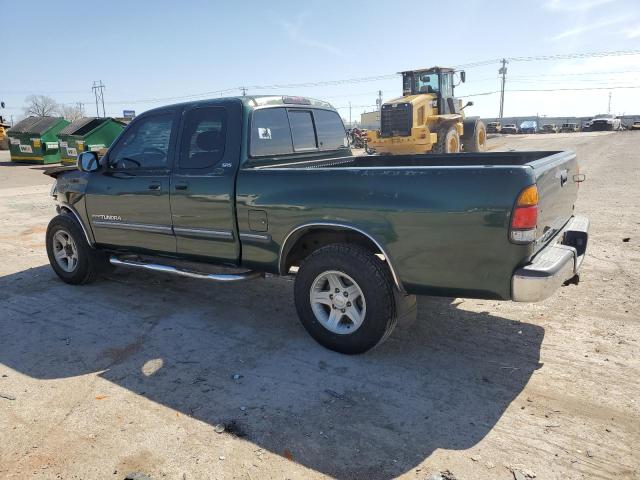 5TBRT3419YS123526 - 2000 TOYOTA TUNDRA ACCESS CAB მწვანე ფოტო 2