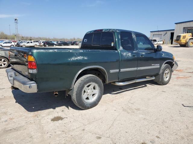 5TBRT3419YS123526 - 2000 TOYOTA TUNDRA ACCESS CAB მწვანე ფოტო 3