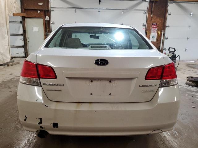 4S3BMBJ60A3227474 - 2010 SUBARU LEGACY 2.5I LIMITED WHITE photo 6