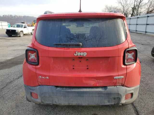 ZACCJBBT0FPB64588 - 2015 JEEP RENEGADE LATITUDE RED photo 6