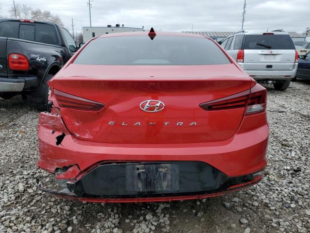 5NPD84LF1LH565236 - 2020 HYUNDAI ELANTRA SEL RED photo 6