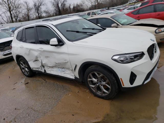 5UX53DP09N9L21742 - 2022 BMW X3 XDRIVE30I WHITE photo 4