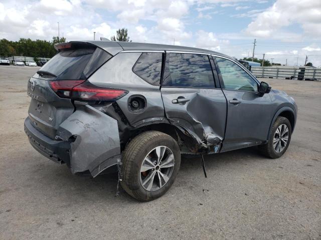 5N1AT3BA9MC767123 - 2021 NISSAN ROGUE SV GRAY photo 3