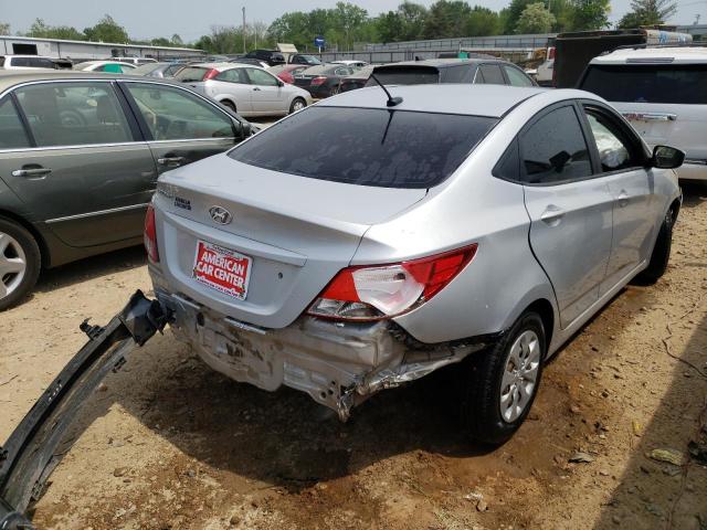 KMHCT4AE5FU795050 - 2015 HYUNDAI ACCENT GLS SILVER photo 4