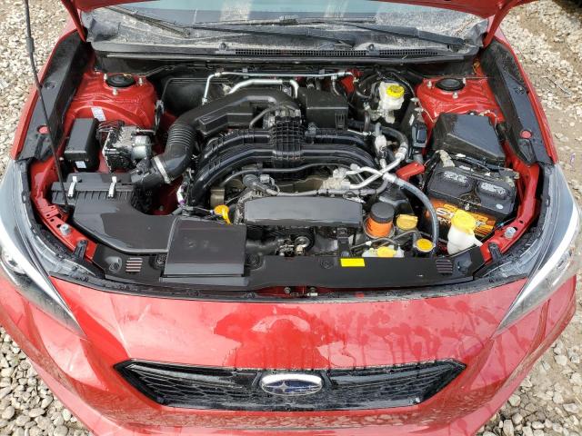 4S3GKAM67H3607861 - 2017 SUBARU IMPREZA SPORT RED photo 11