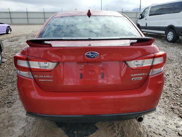 4S3GKAM67H3607861 - 2017 SUBARU IMPREZA SPORT RED photo 6