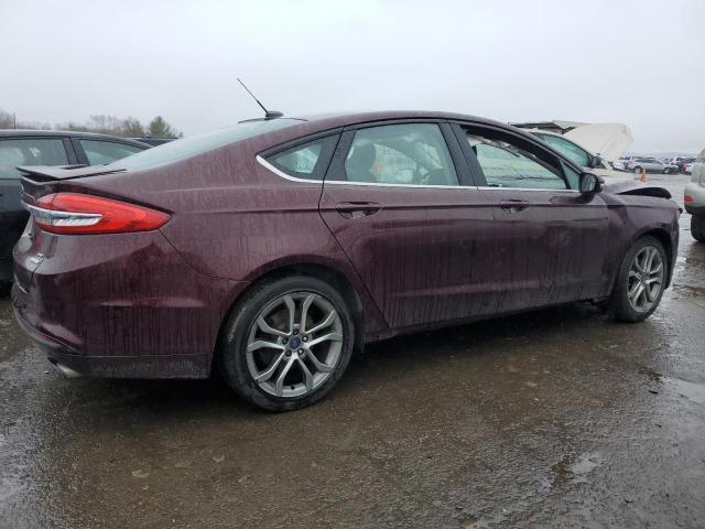 3FA6P0HD9HR269001 - 2017 FORD FUSION SE MAROON photo 3