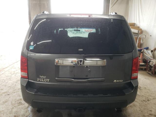 5FNYF4H48AB018586 - 2010 HONDA PILOT EX GRAY photo 6