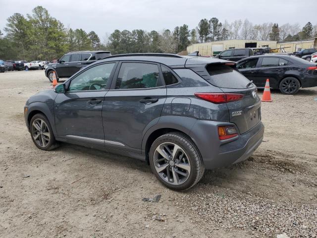 KM8K5CA50MU740308 - 2021 HYUNDAI KONA ULTIMATE GRAY photo 2