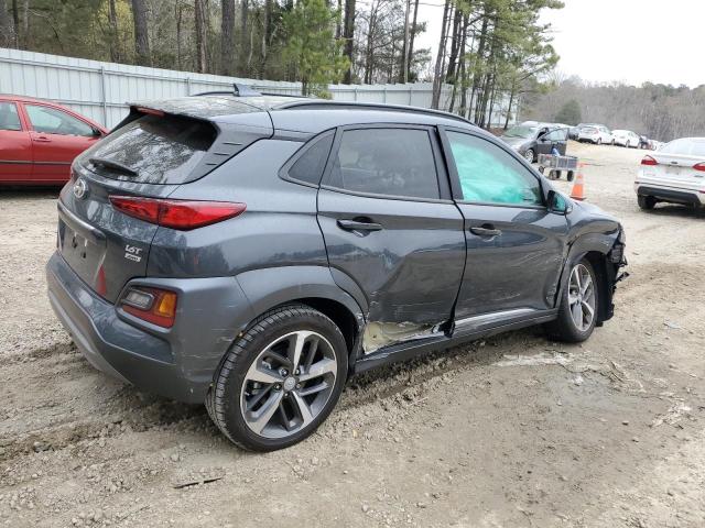 KM8K5CA50MU740308 - 2021 HYUNDAI KONA ULTIMATE GRAY photo 3