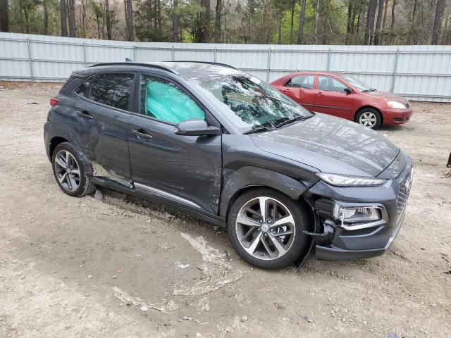 KM8K5CA50MU740308 - 2021 HYUNDAI KONA ULTIMATE GRAY photo 4