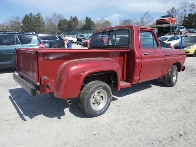 F10GNY02840 - 1977 FORD F100 RED photo 3