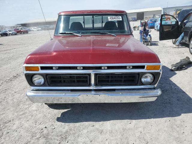 F10GNY02840 - 1977 FORD F100 RED photo 5