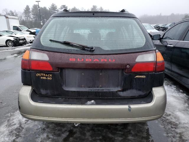 4S3BH806727650944 - 2002 SUBARU LEGACY OUTBACK H6 3.0 LL BEAN TWO TONE photo 6