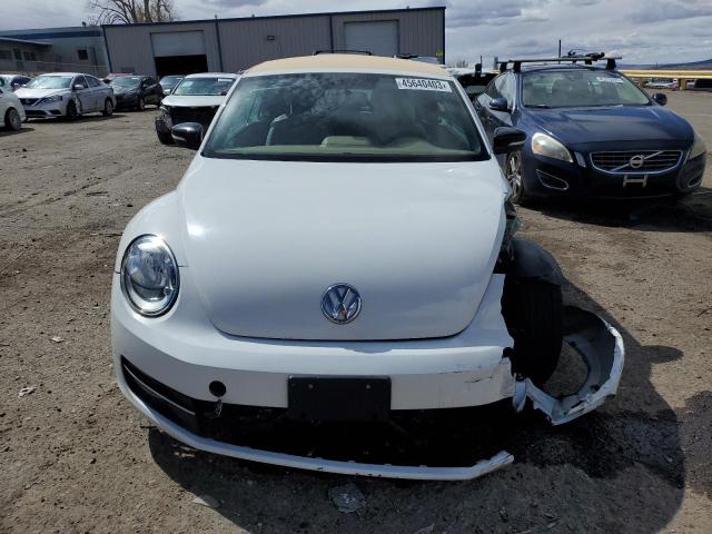 3VW7A7AT0DM817644 - 2013 VOLKSWAGEN BEETLE TURBO WHITE photo 5