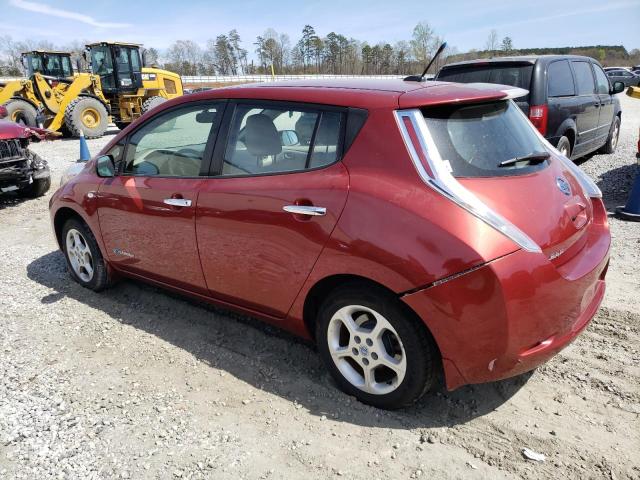 JN1AZ0CP3CT024785 - 2012 NISSAN LEAF SV RED photo 2