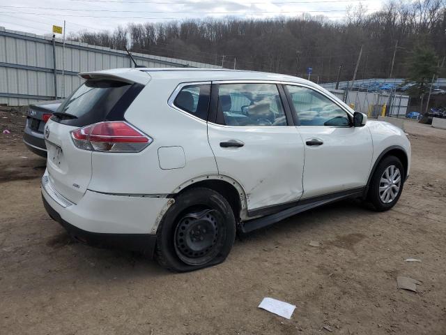 KNMAT2MV1GP664175 - 2016 NISSAN ROGUE S WHITE photo 3