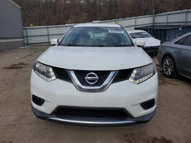 KNMAT2MV1GP664175 - 2016 NISSAN ROGUE S WHITE photo 5