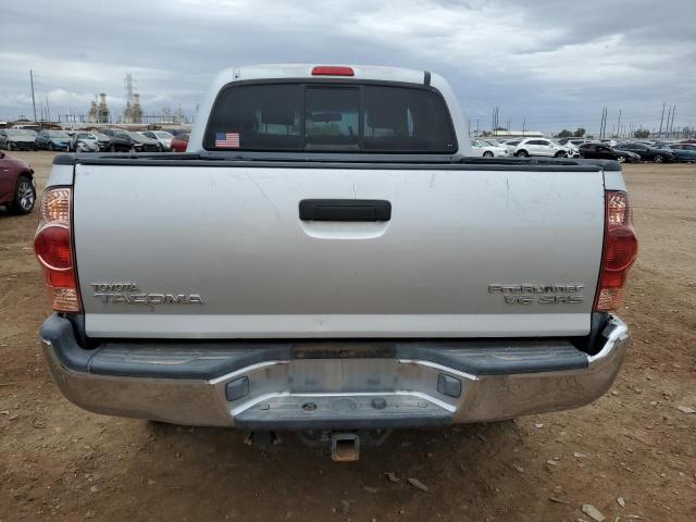5TEJU62NX6Z303378 - 2006 TOYOTA TACOMA DOUBLE CAB PRERUNNER SILVER photo 6