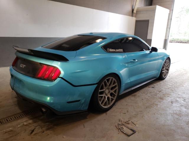 1FA6P8CF2G5283475 - 2016 FORD MUSTANG GT TURQUOISE photo 3