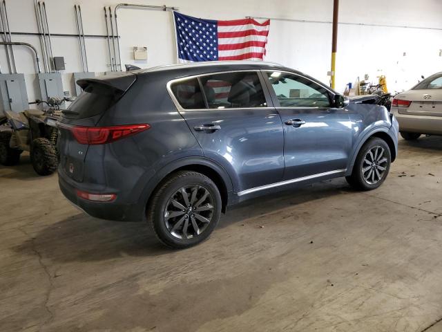 KNDPNCAC0K7604667 - 2019 KIA SPORTAGE EX BLUE photo 3