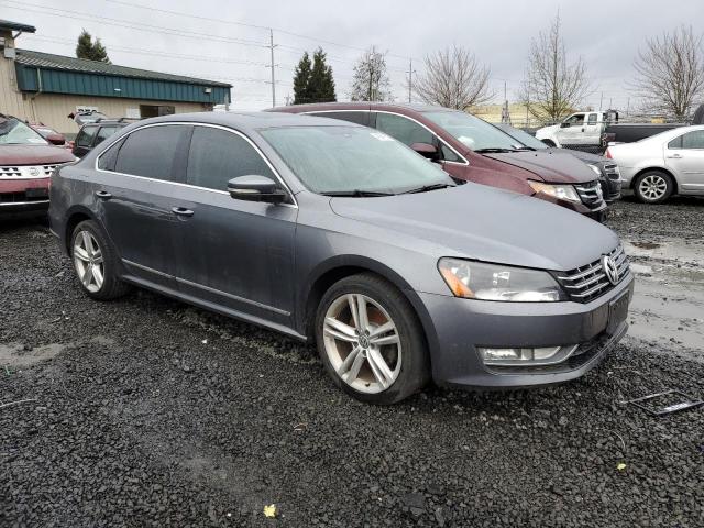 1VWCN7A34EC118586 - 2014 VOLKSWAGEN PASSAT SEL GRAY photo 4