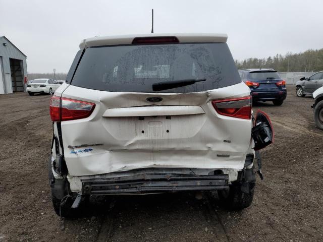 MAJ3S2GE9LC387063 - 2020 FORD ECOSPORT SE WHITE photo 6