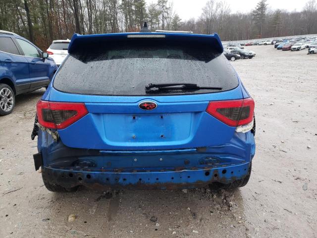 JF1GR7E64BG814792 - 2011 SUBARU IMPREZA WRX BLUE photo 6