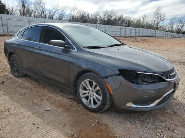1C3CCCAG2GN101351 - 2016 CHRYSLER 200 LIMITED GRAY photo 4