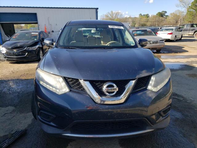 KNMAT2MTXFP570552 - 2015 NISSAN ROGUE S BLUE photo 5