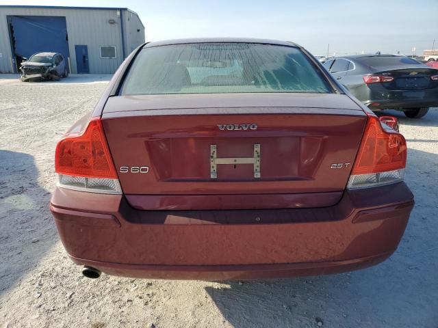 YV1RS592552433466 - 2005 VOLVO S60 2.5T BURGUNDY photo 6