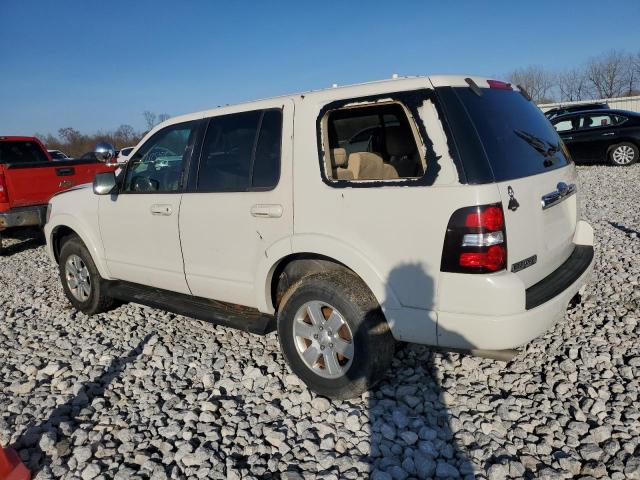 1FMEU63E69UA03779 - 2009 FORD EXPLORER XLT WHITE photo 2