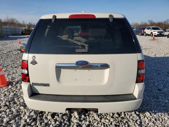 1FMEU63E69UA03779 - 2009 FORD EXPLORER XLT WHITE photo 6