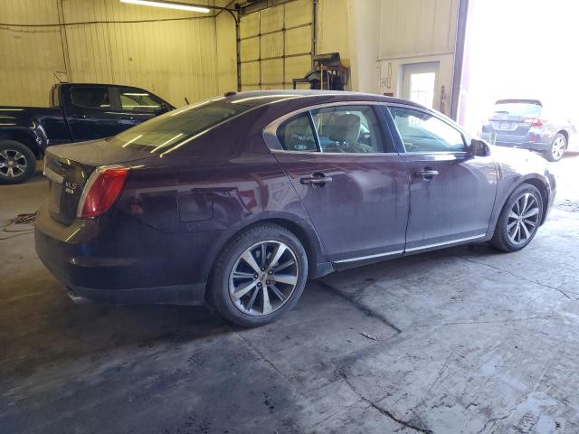 1LNHL9ER7AG603991 - 2010 LINCOLN MKS BURGUNDY photo 3