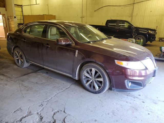 1LNHL9ER7AG603991 - 2010 LINCOLN MKS BURGUNDY photo 4