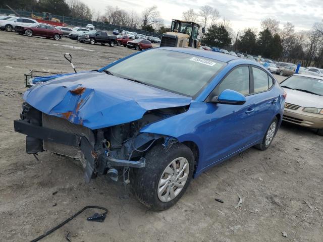 KMHD74LF8HU364199 - 2017 HYUNDAI ELANTRA SE BLUE photo 1