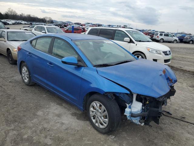 KMHD74LF8HU364199 - 2017 HYUNDAI ELANTRA SE BLUE photo 4