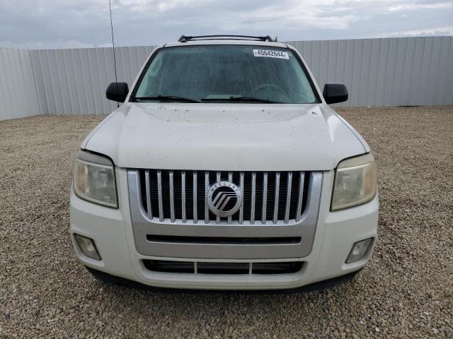 4M2CN8B72AKJ07283 - 2010 MERCURY MARINER WHITE photo 5