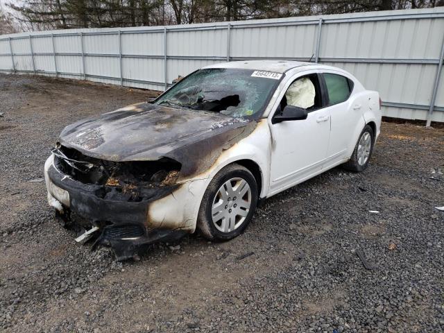 1B3BD4FB0BN572741 - 2011 DODGE AVENGER EXPRESS WHITE photo 1