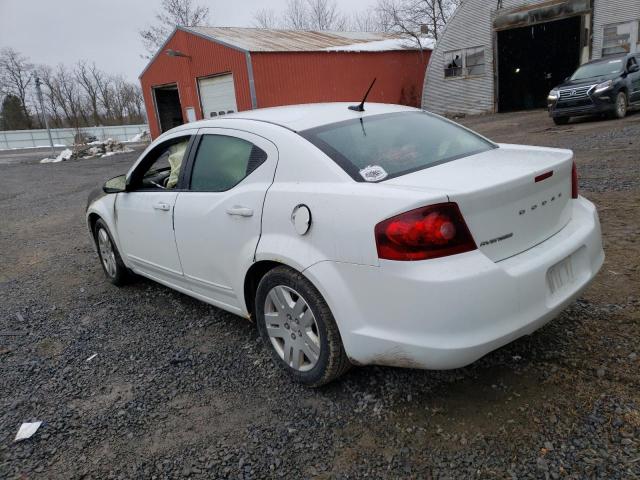 1B3BD4FB0BN572741 - 2011 DODGE AVENGER EXPRESS WHITE photo 2